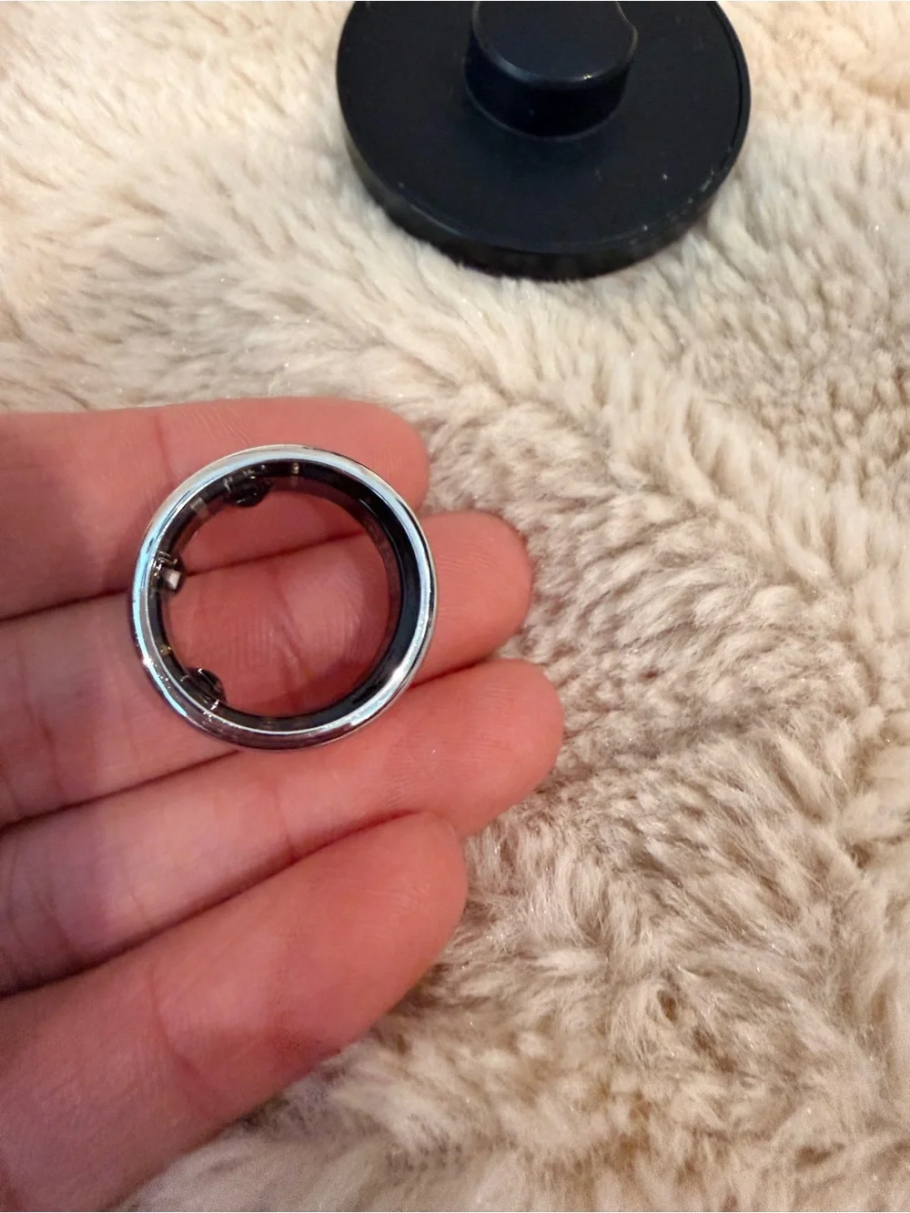 Oura Ring Horizon Gen 3- Silver (size 8)